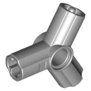 Conector de Ejes triple 120° con Agujero central t