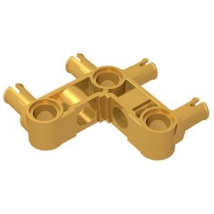 Barra en L 3X3 + 4 Conectores perpendiculares